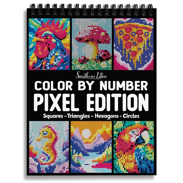Color by Number Pixel Coloring Book - 1