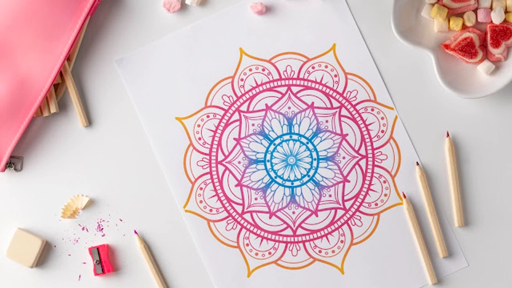 Explore Beautiful Stress Relief Coloring Pages for Adults