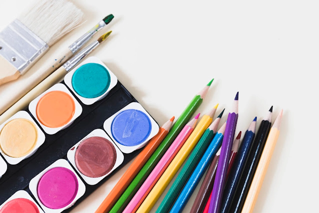 How to Color Your Coloring Page Background with Watercolor Pencils