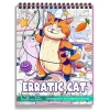 Erratic Cat Coloring Book - thumbnail - 2