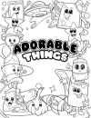 Adorable Things Coloring Book - thumbnail - 3