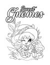 Sweet Gnomes Coloring Book - thumbnail - 3
