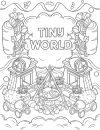 Tiny World Coloring Book - thumbnail - 3