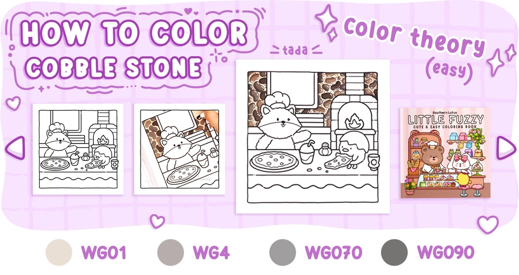 How to Color Brown Cobble Stone