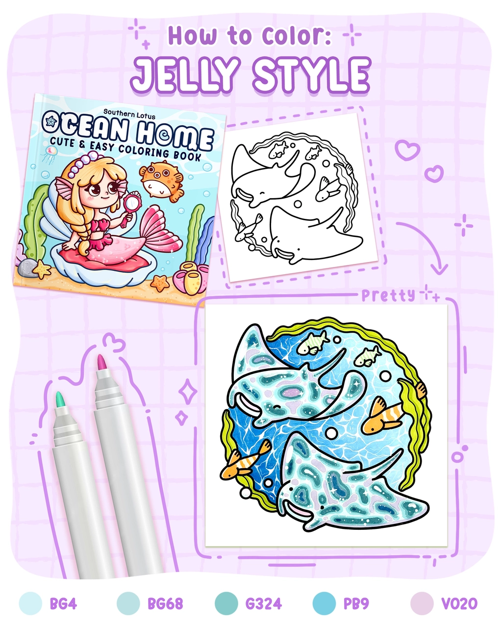 How to Color Jelly Style