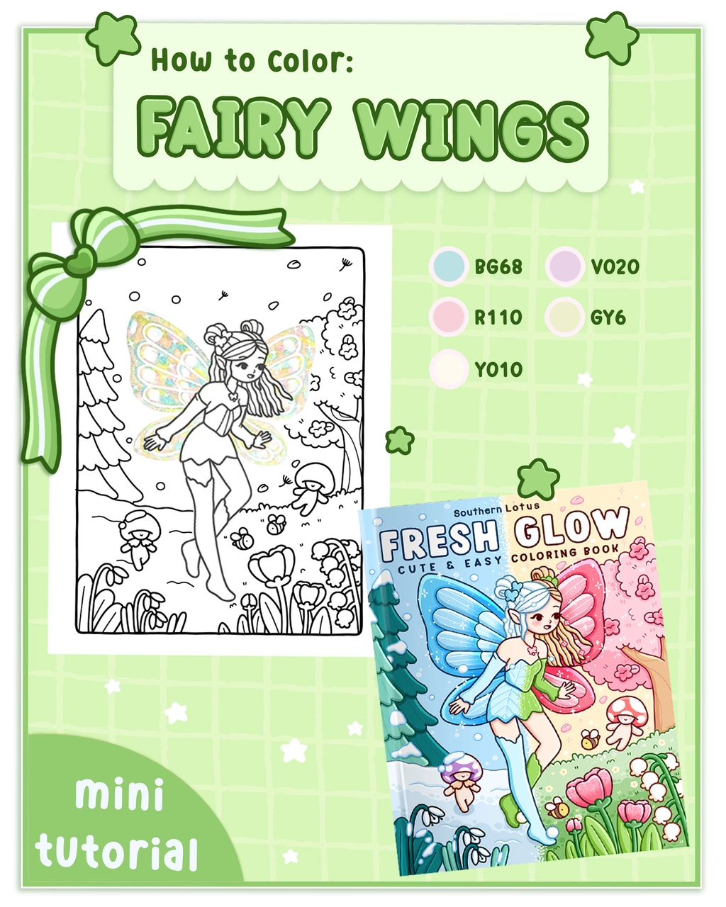 How to Color Fairy Wings