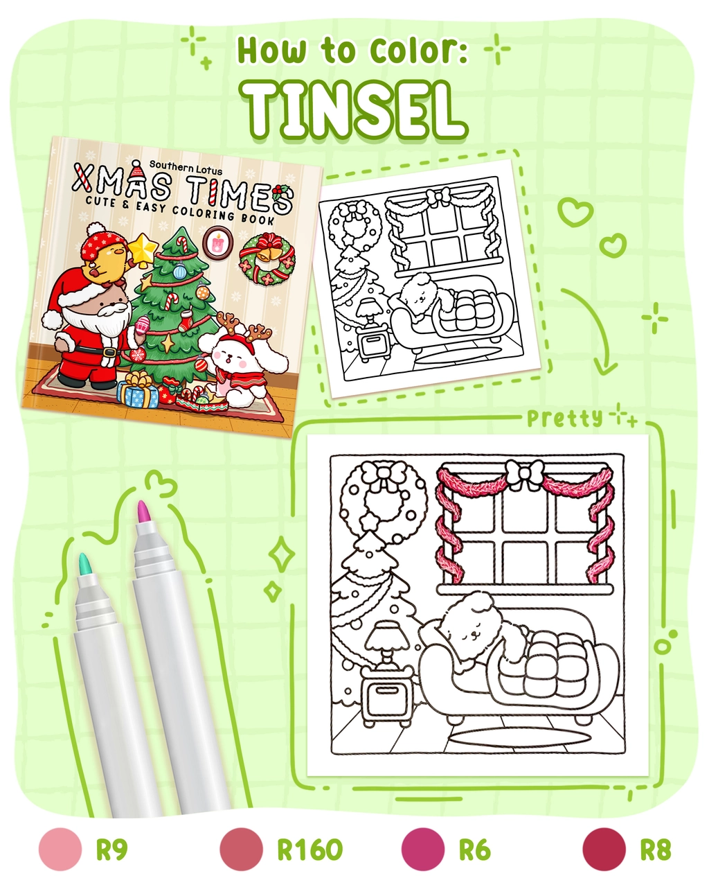 How to Color Tinsel