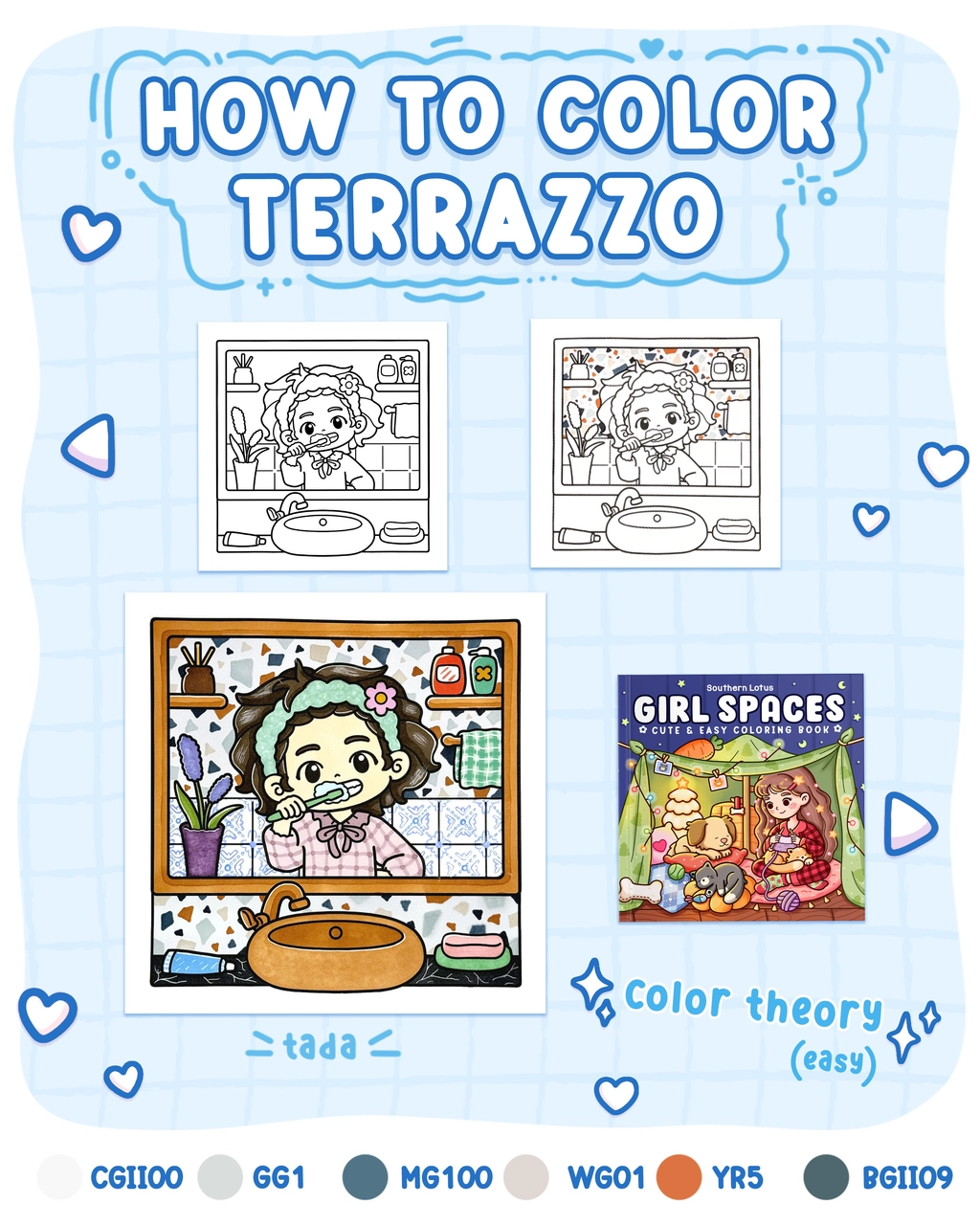 How to Color Terrazzo
