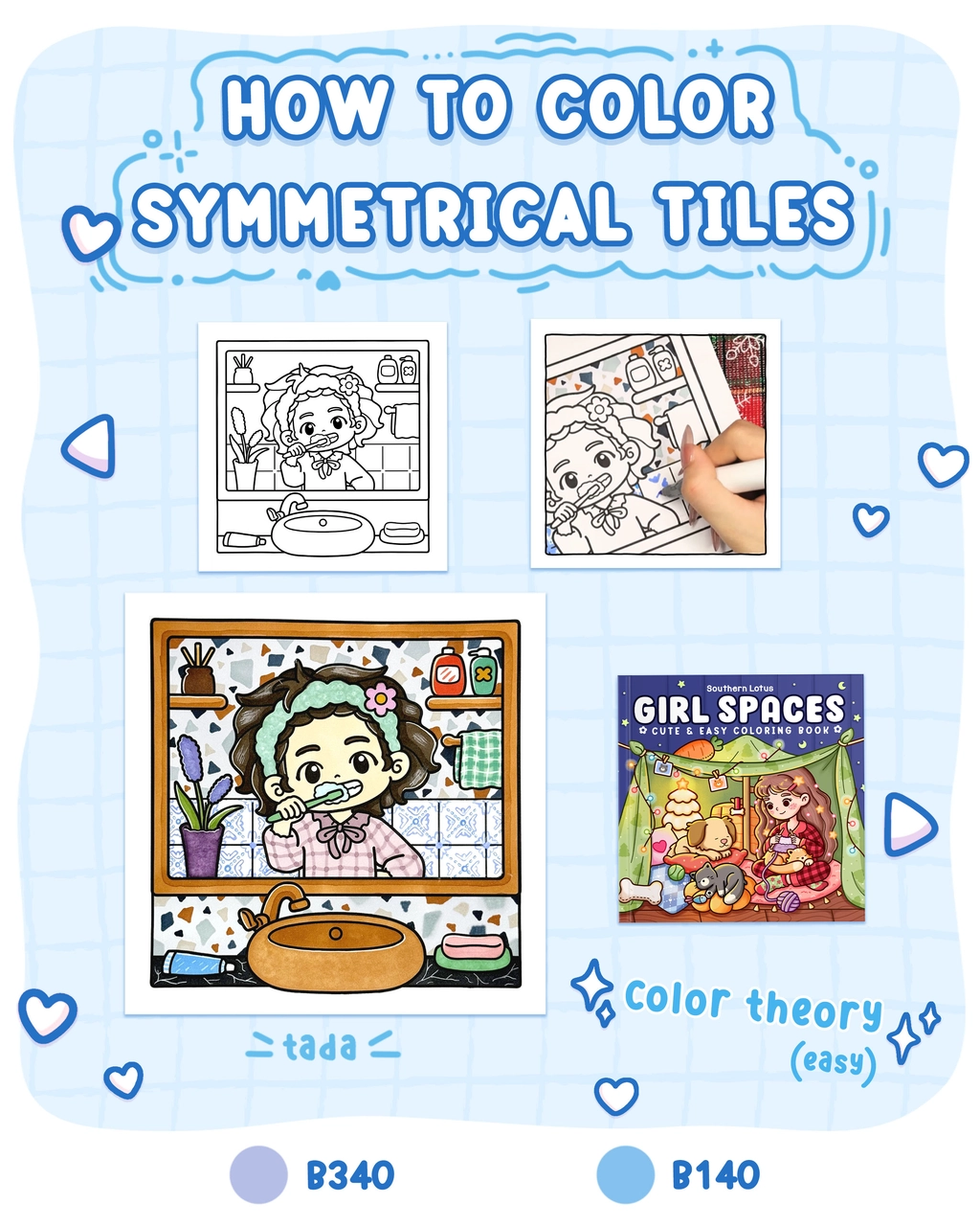 How to Color Symmetrical Tiles