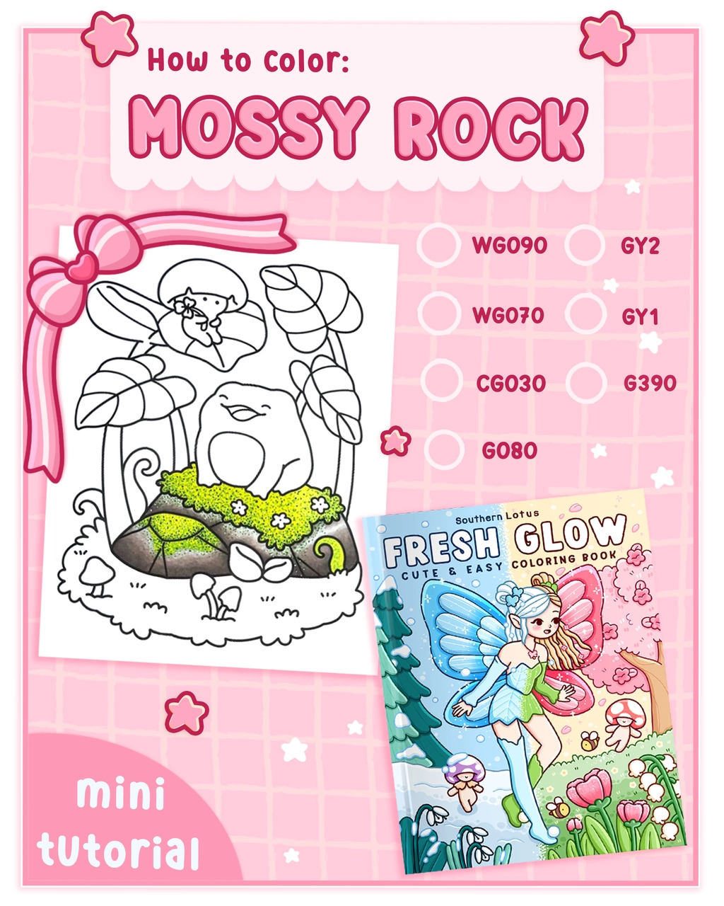 How to Color Mossy Rock
