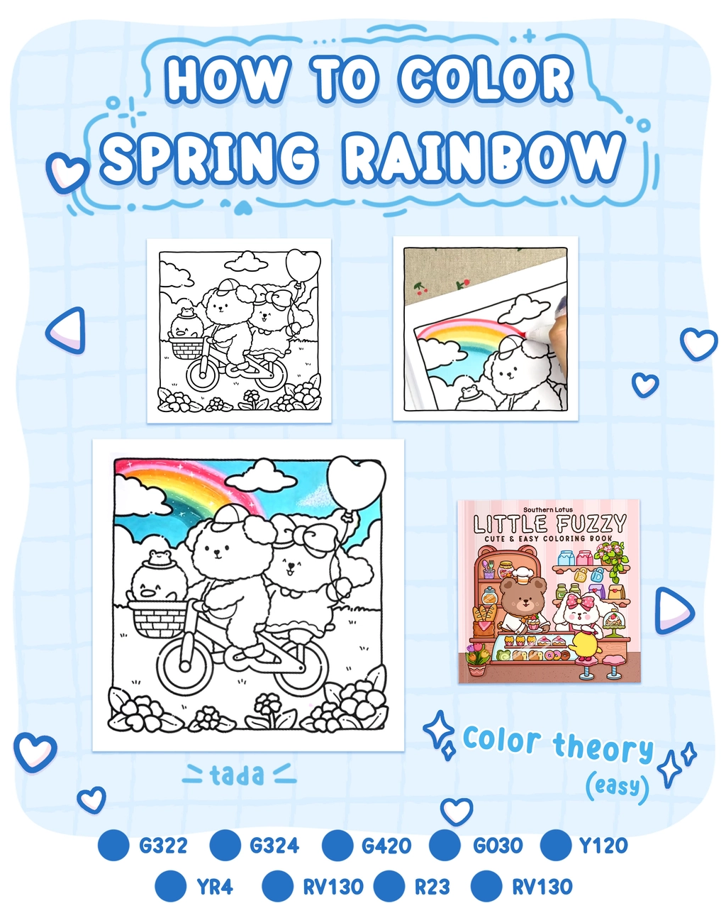 How to Color a Spring Rainbow