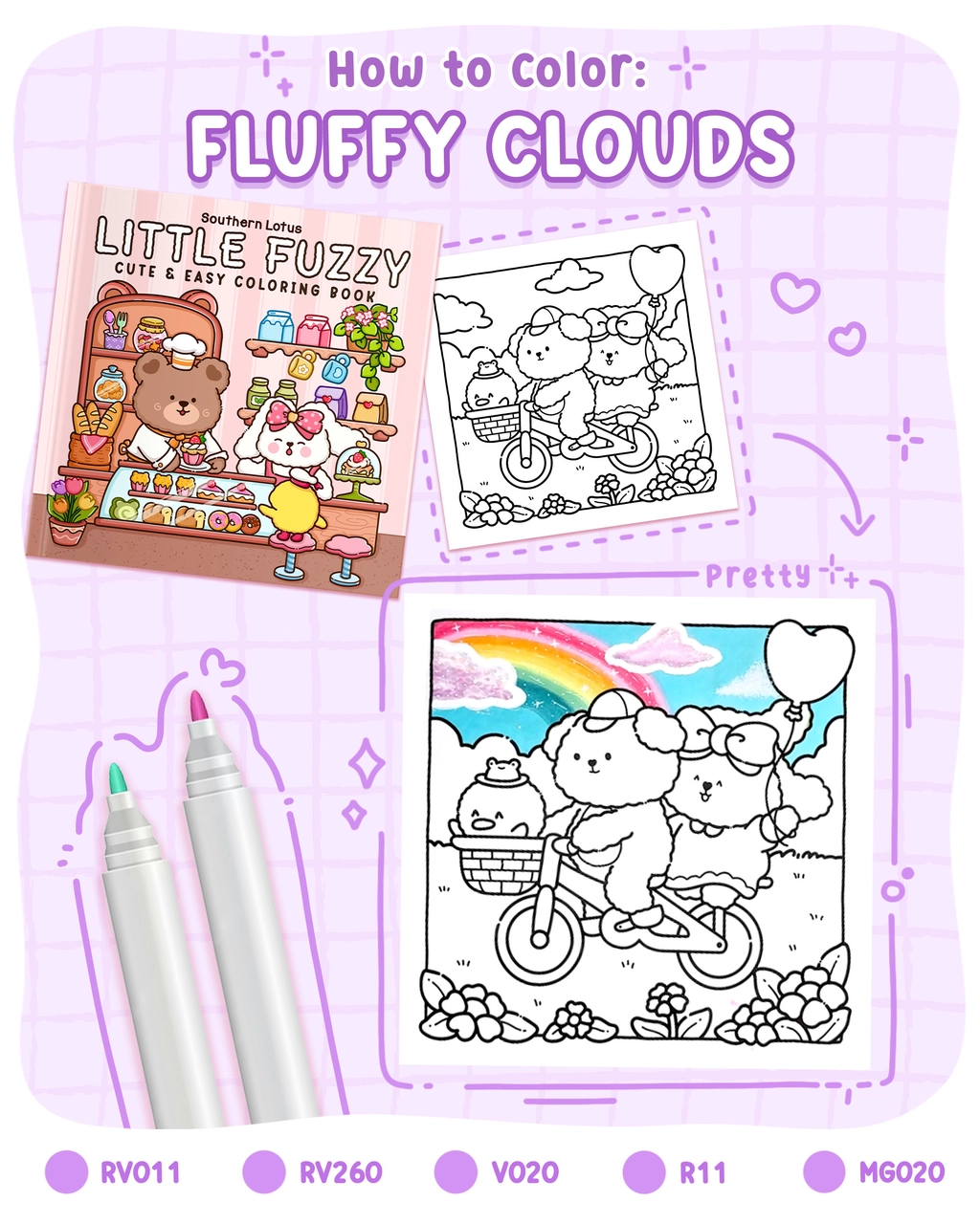 How to Color Fluffy Clouds