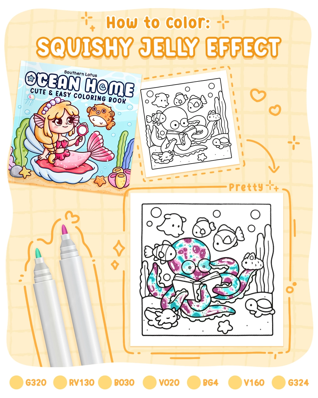 How to Color Squishy Jelly Effect