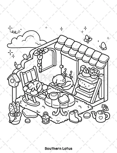 Little Cozy Cute & Easy Coloring Book - 5