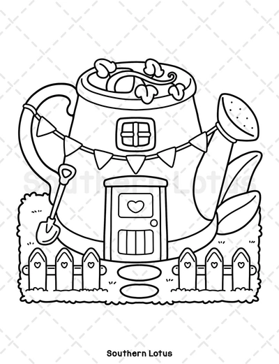 Little Cozy Cute & Easy Coloring Book - 6