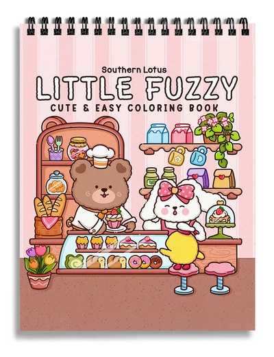 Little Fuzzy Cute & Easy Coloring Book - 2