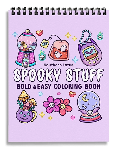 Spooky Stuff Coloring Book - 2