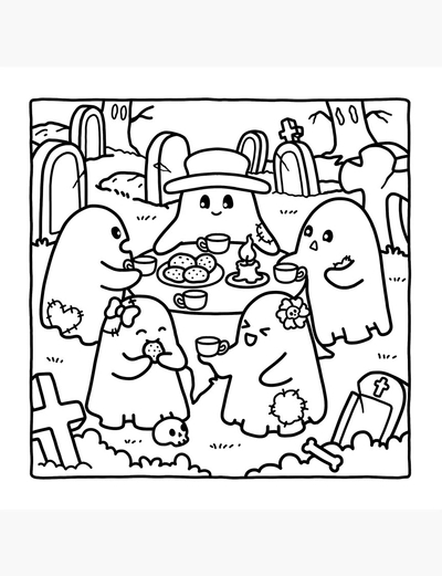 Spooky Vibes Coloring Book - 6