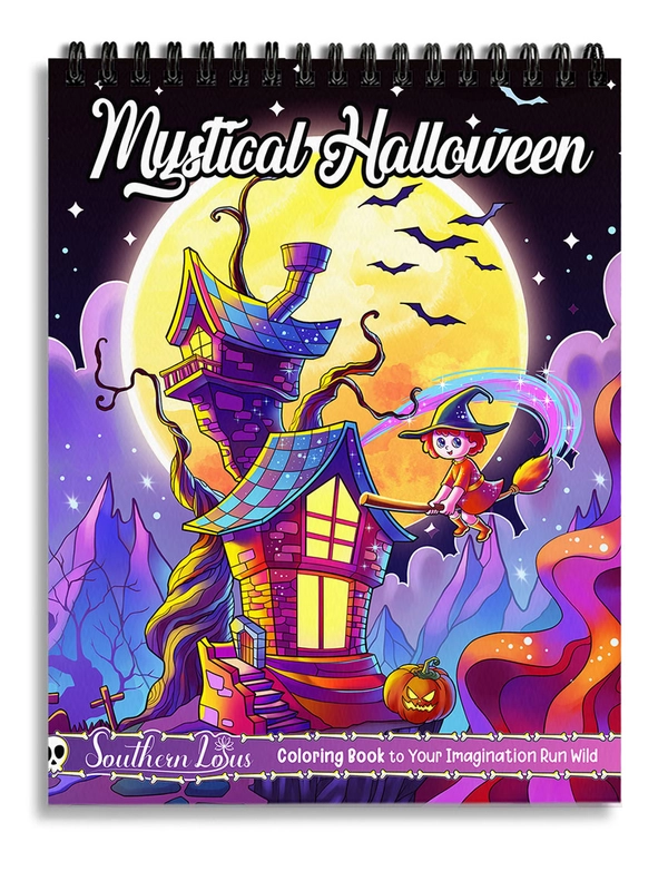 Mystical Halloween Coloring Book - 2