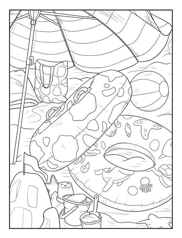 Tropical Scenes Coloring Book - 5