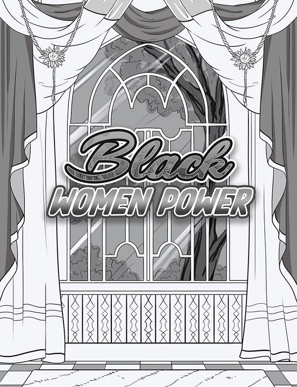 Black Women Power Coloring Book - 3