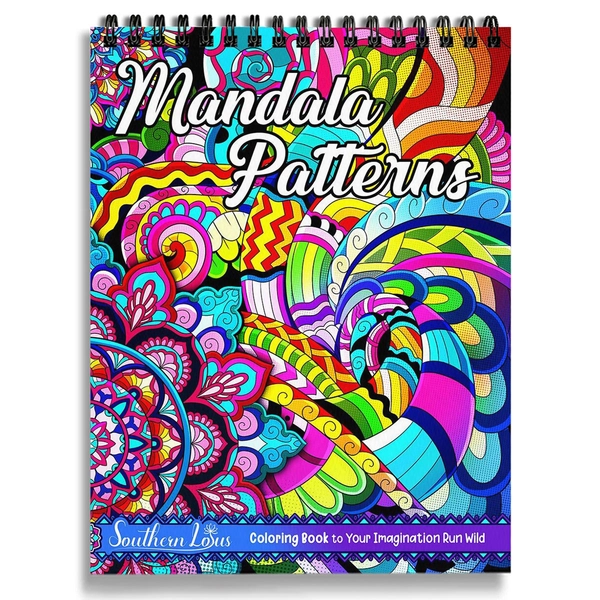 Mandala Pattern Coloring Book - 2