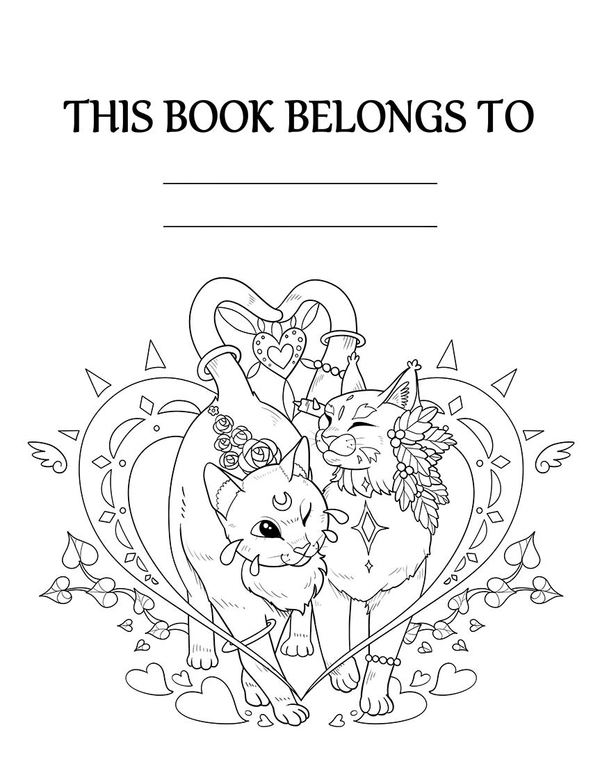 Whimsical Cats Coloring Book - 4