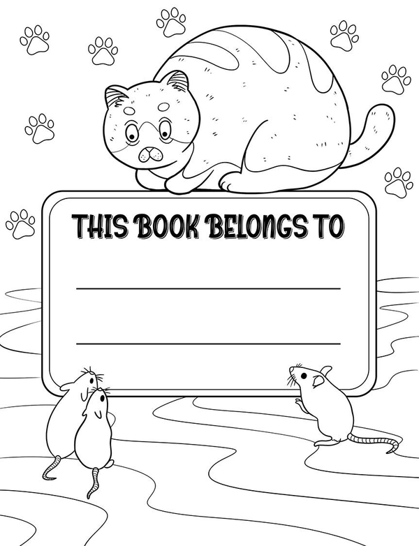Erratic Cat Coloring Book - 4