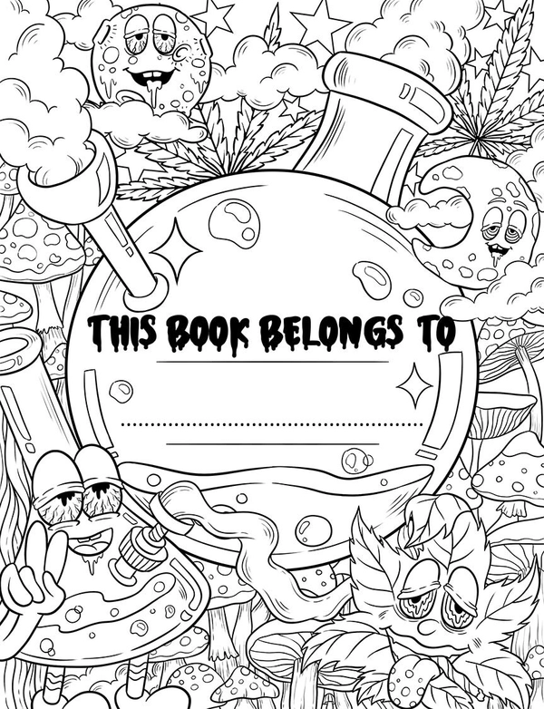 Stoner Midnight Coloring Book - 4