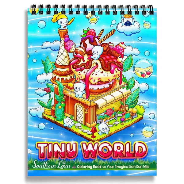 Tiny World Coloring Book - 2