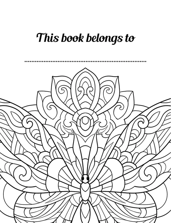 Color By Number Butterflies Coloring Book - 4