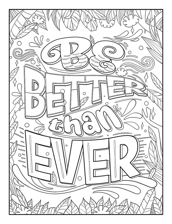 Be Better Than Ever Coloring Book - 3