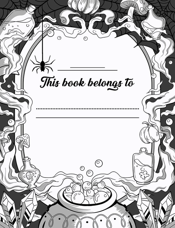 Beauty Witches Coloring Book - 4