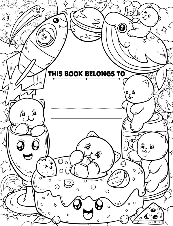 Adorable Things Coloring Book - 4