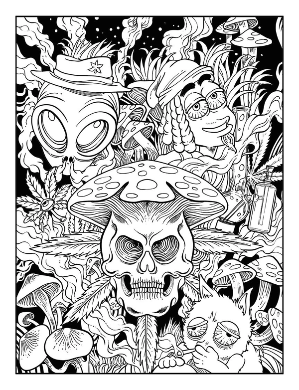 Stoner Coloring Book - 5
