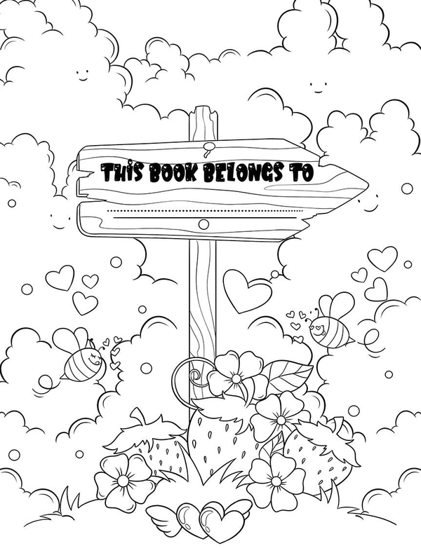 Cute & Sweet Coloring Book - 4