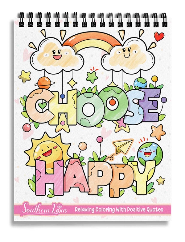 Choose Happy Coloring Book - 2