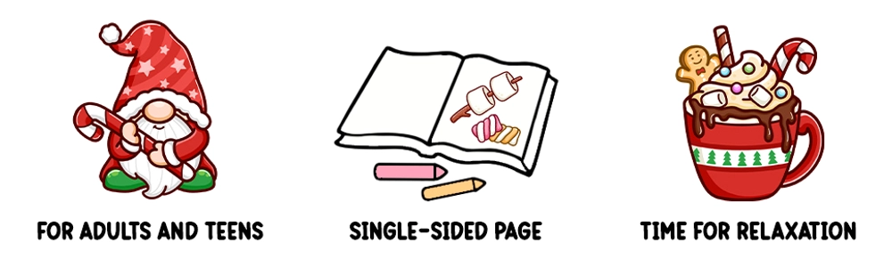 Xmas Cutie Coloring Book - content plus - 2