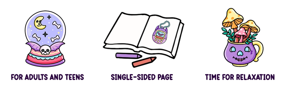 Spooky Stuff Coloring Book - content plus - 2