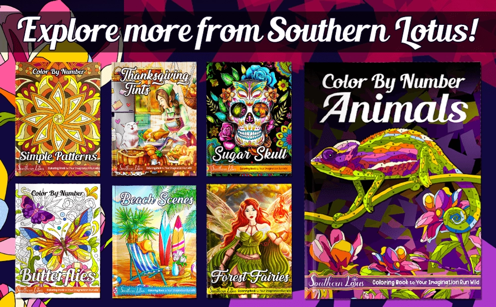 Color by Number Animals Coloring Book - content plus - 3