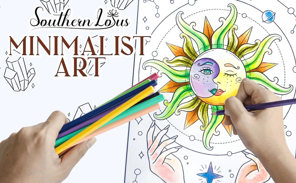 Minimalist Art Coloring Book - content plus - 0