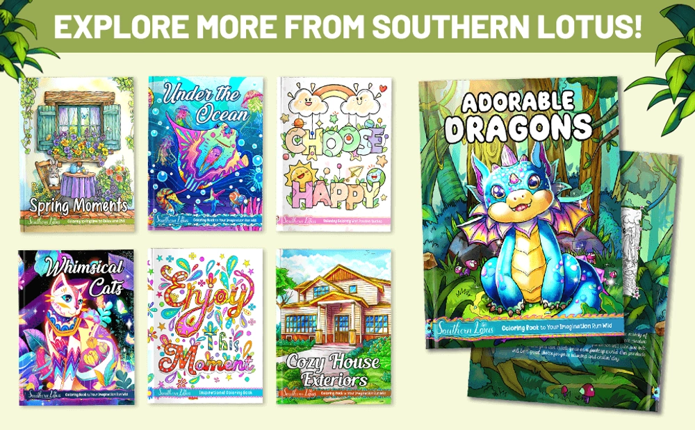 Adorable Dragons Coloring Book - content plus - 3
