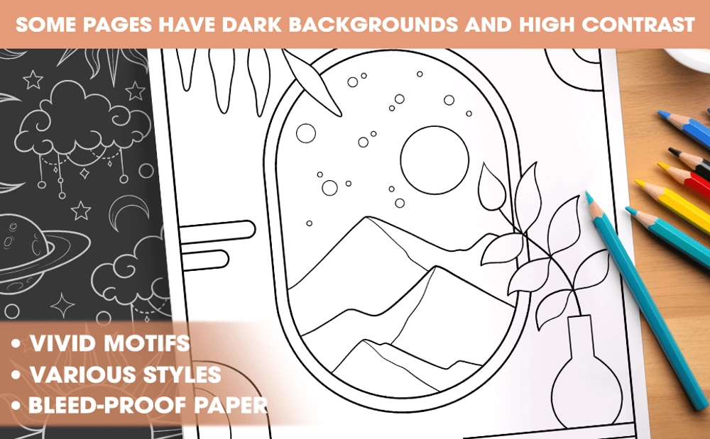 Minimalist Art Ver 2 Coloring Book - content plus - 1
