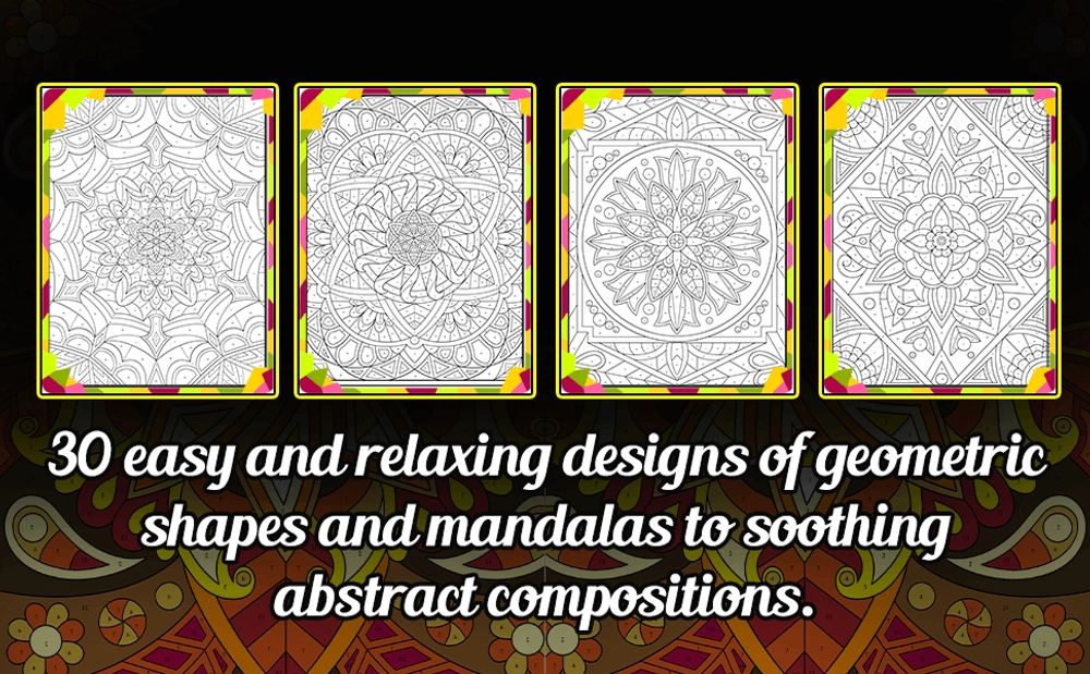 Color By Number Simple Patterns Coloring Book - content plus - 2
