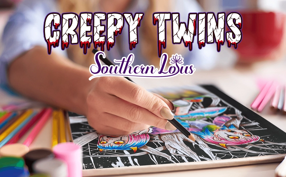 Creepy Twins Coloring Book - content plus - 0