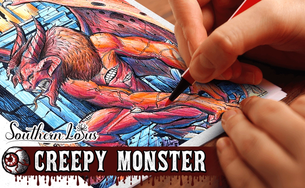 Creepy Monster Coloring Book - content plus - 0