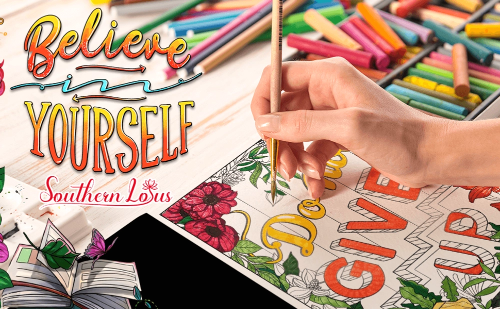 Believe In Yourself Coloring Book - content plus - 0