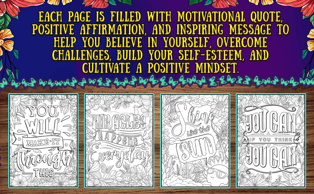 Believe In Yourself Coloring Book - content plus - 2