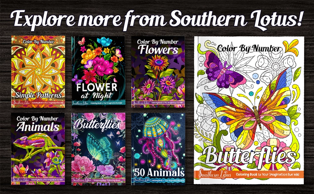 Color By Number Butterflies Coloring Book - content plus - 3