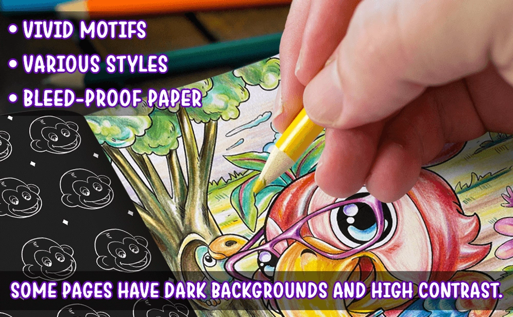Chibi Animals Coloring Book - content plus - 1